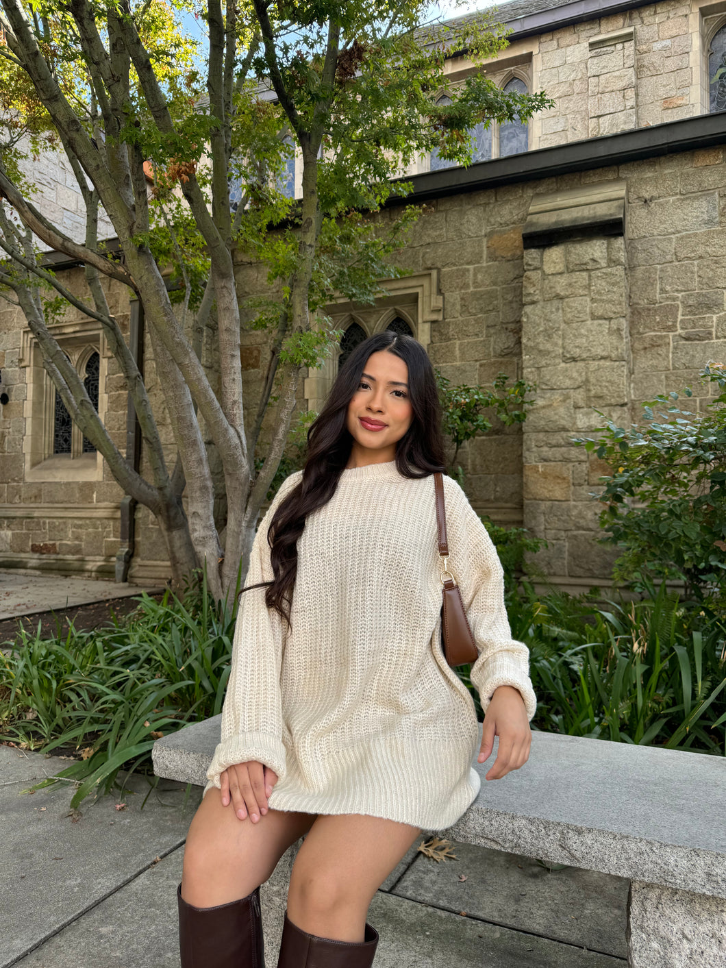 Beloved Knit Oversized Sweater Dress