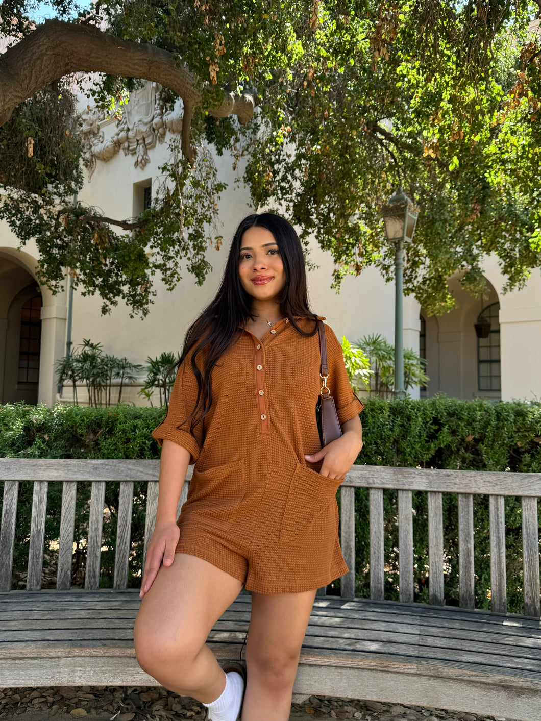 Malibu Romper (Rust)