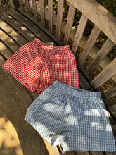 Load image into Gallery viewer, Washed Ashore Gingham Short (Baby Blue)
