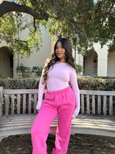 Load image into Gallery viewer, Simple Things Sweatpants (Fuchsia)
