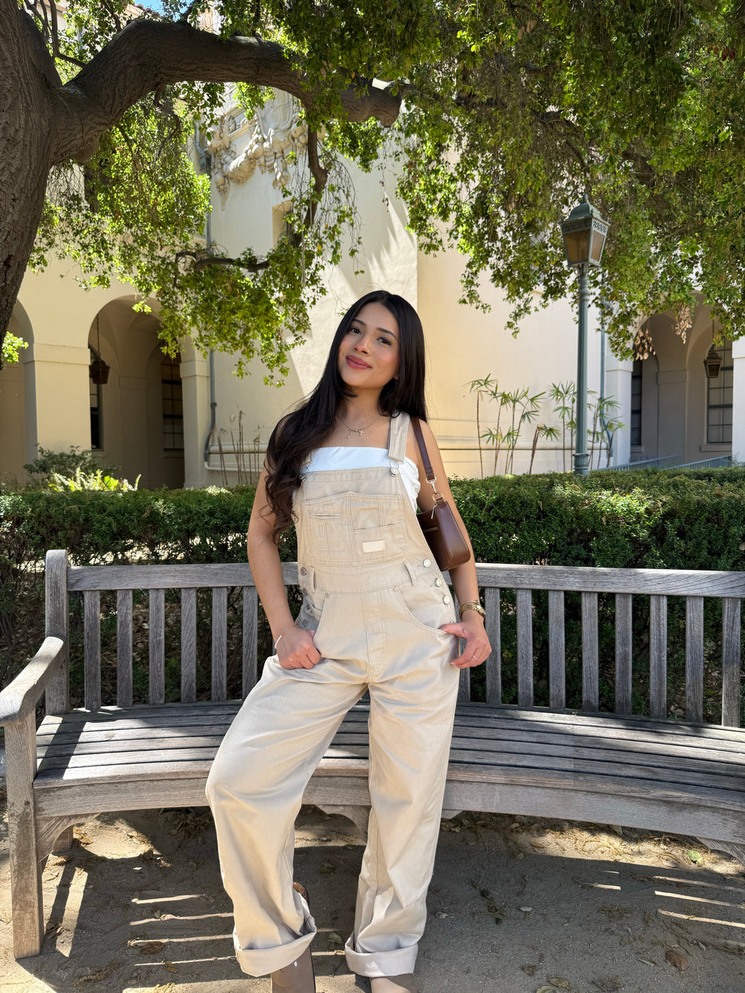 Meadow Overalls (Sand Beige)
