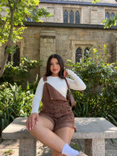 Load image into Gallery viewer, Autumn Corduroy Short Overalls
