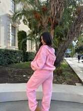 Load image into Gallery viewer, Simple Things Zip Up Oversized Hoodie (Blush)
