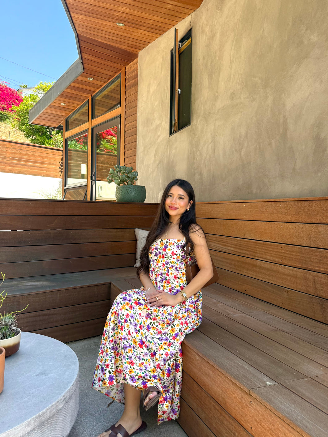 Sunset Flower Dress