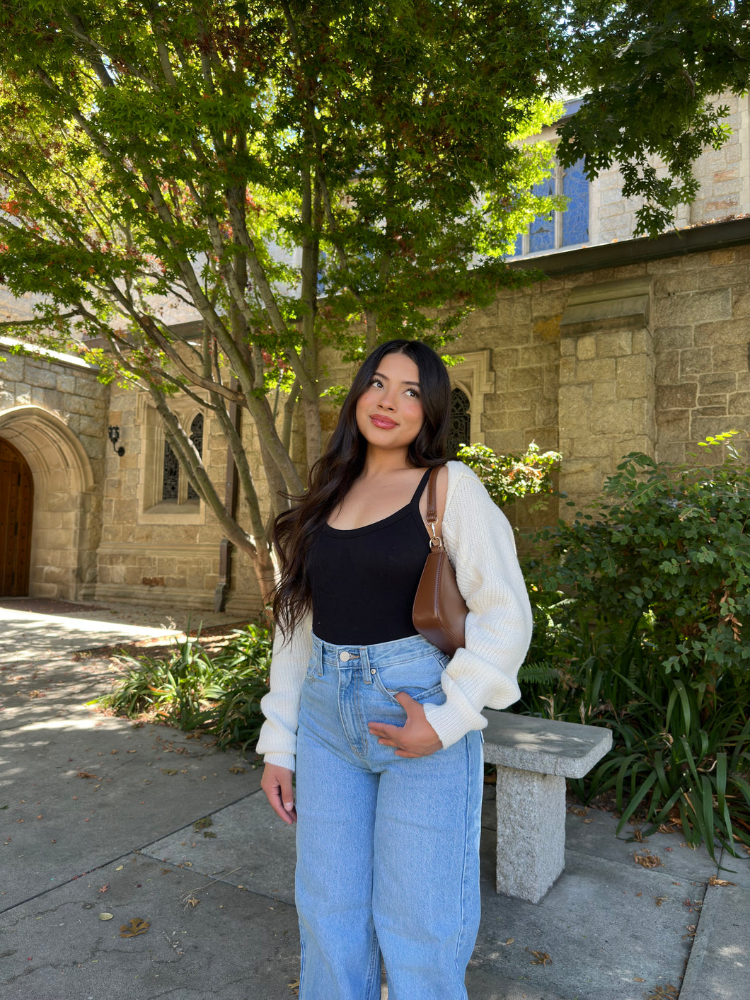 Golden Heart Shrug (Ivory)