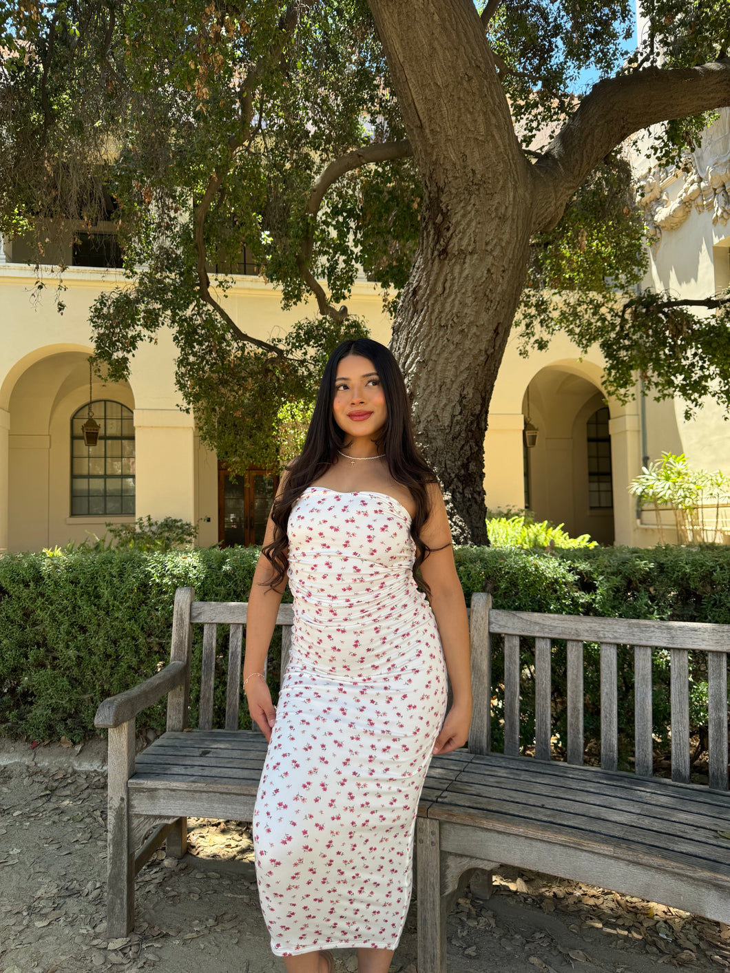 Flower Field Tube Dress