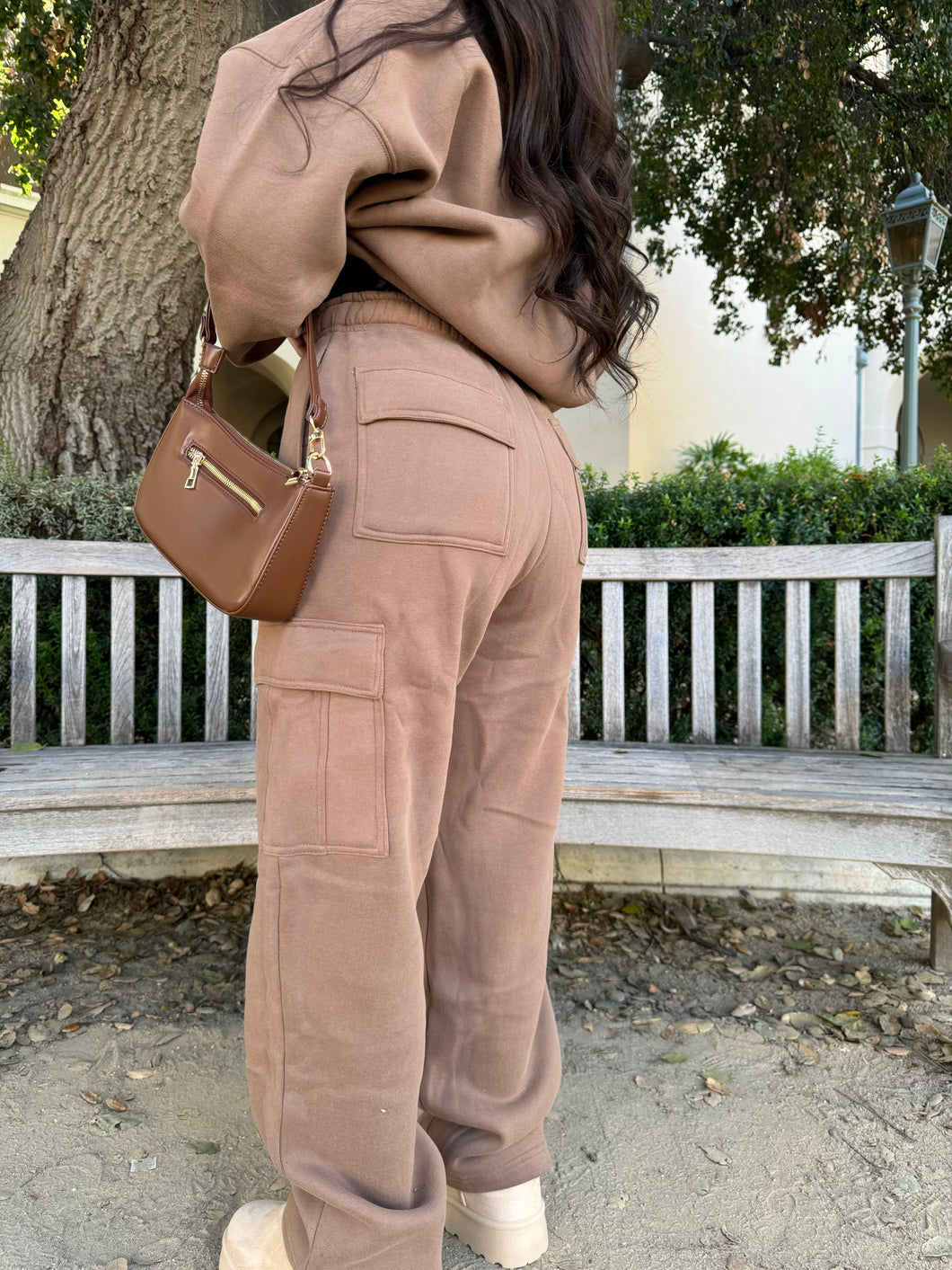 Simple Things Cargo Sweatpants (Coffee)