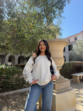 Load image into Gallery viewer, Maple Off the Shoulder Sweater (Heather White)
