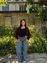 Load image into Gallery viewer, Hazel Cardigan Shrug (Cranberry)
