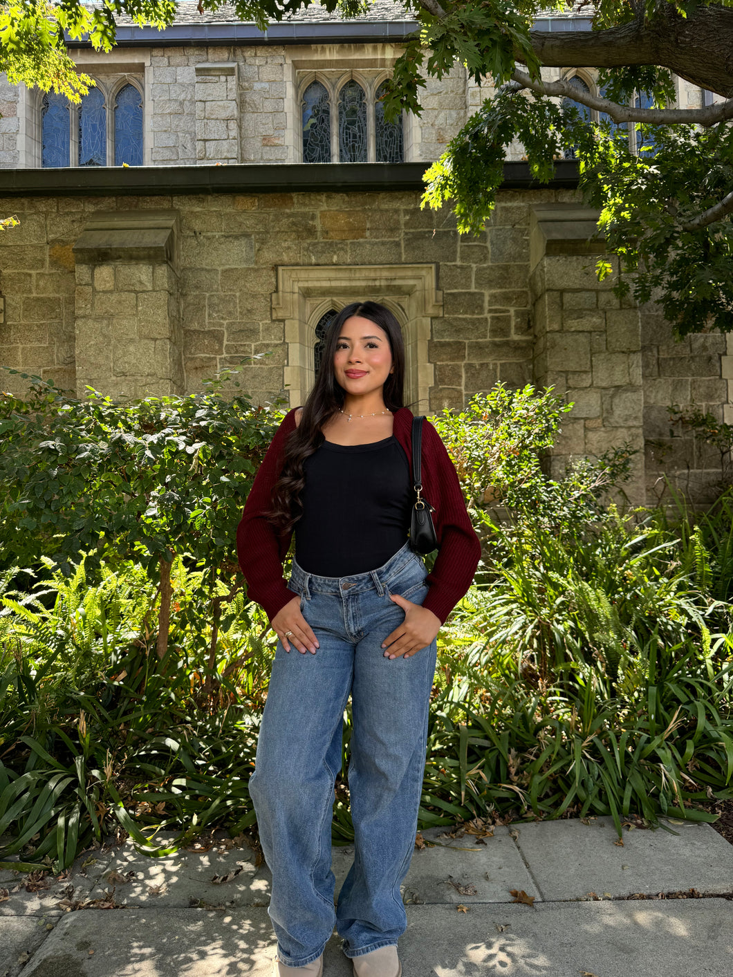 Hazel Cardigan Shrug (Cranberry)