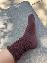 Load image into Gallery viewer, Slouchy Socks (Dark Brown)
