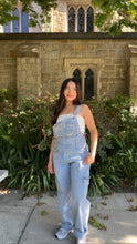 Load image into Gallery viewer, Lucky Girl Overalls (Light Denim)
